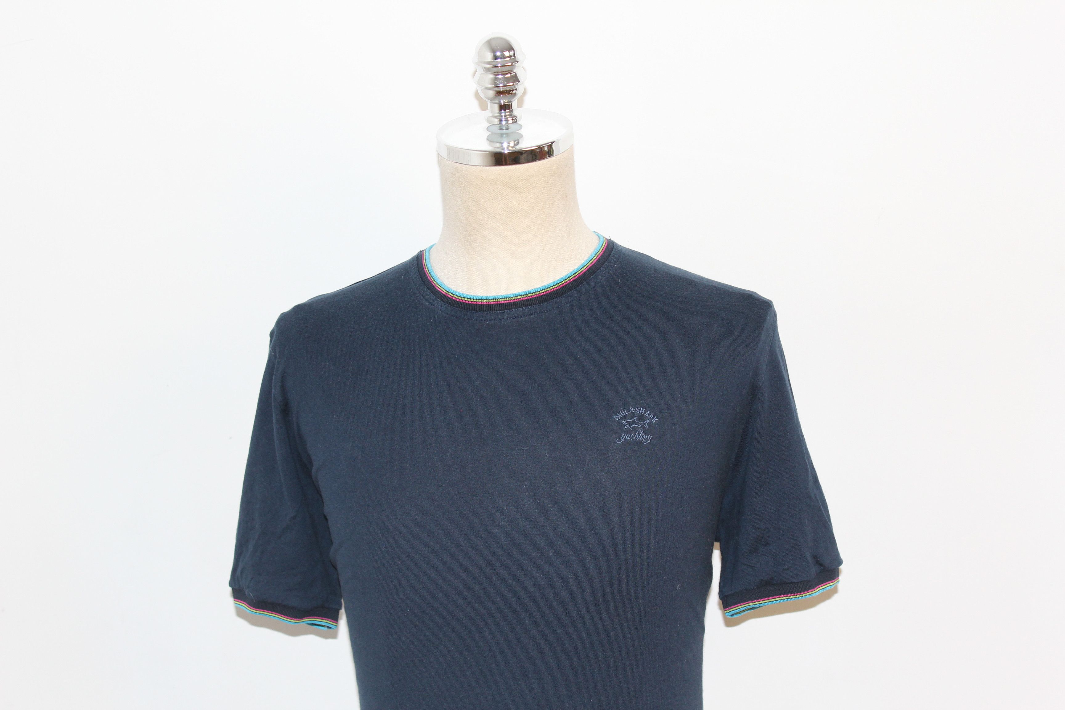 Paul & Shark PAUL&SHARK T-Shirt Top Size US XL / EU 56 / 4 - 4 Thumbnail