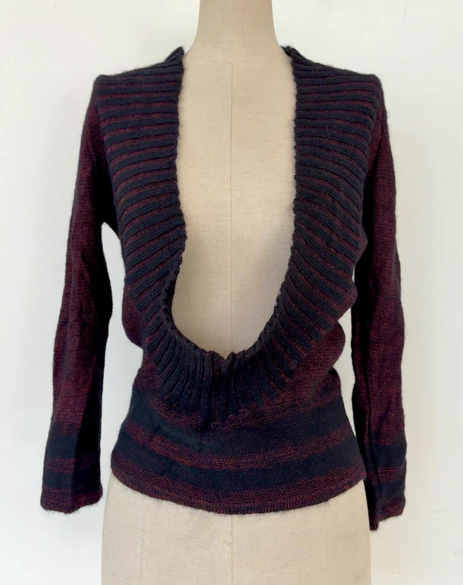 Roberto Cavalli Roberto Cavalli Women'sCowlNeckWool Blend Knitted SweaterＱ21 Size M / US 6-8 / IT 42-44 - 1 Thumbnail