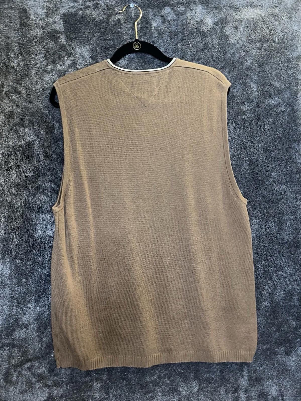 Tommy Hilfiger Tommy Hilfiger Cotton Sweater Vest V Neck Flag Logo Mens L Size US L / EU 52-54 / 3 - 8 Thumbnail
