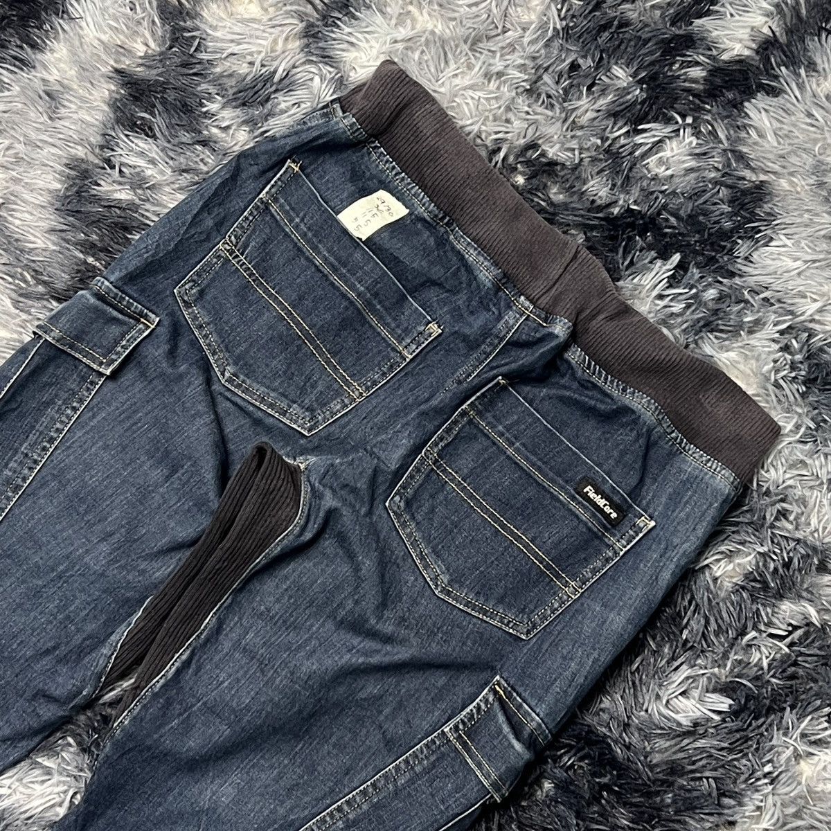 Japanese Brand FieldCore Denim Cargo Pant Size US 29 - 4 Thumbnail