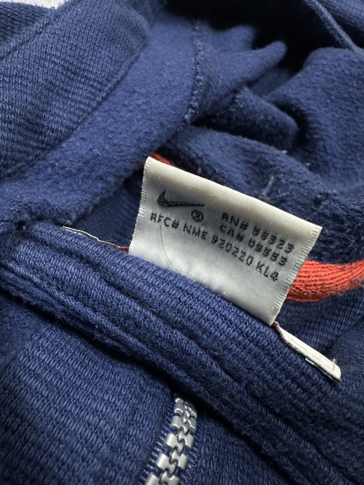 Nike Nike vintage hoodie 80s 90s navy swoosh logo acg Size US XXL / EU 58 / 5 - 5 Thumbnail