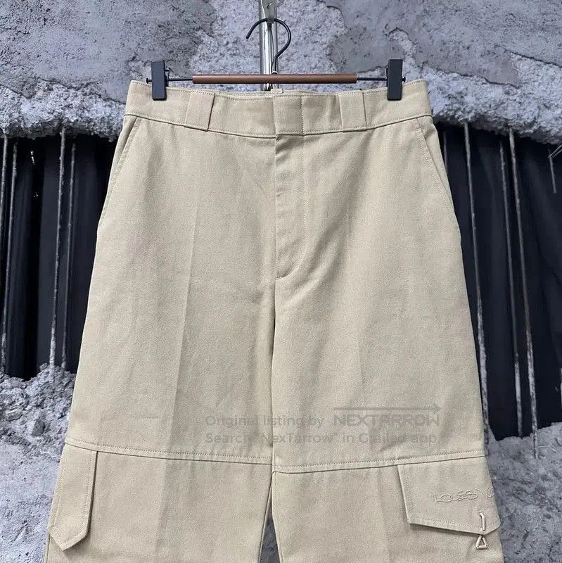 Louis Vuitton Louis Vuitton Khaki Embroidered Casual Pants . Size US 32 / EU 48 - 3 Thumbnail