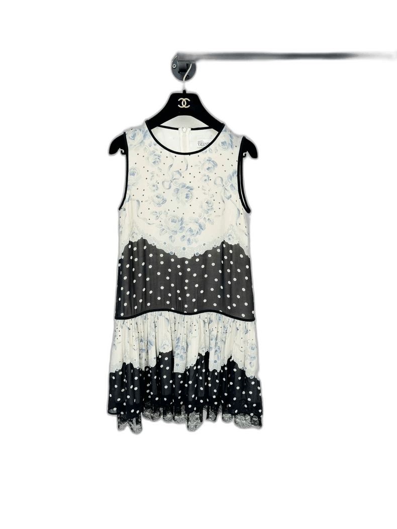 Valetino Silk Dress with Polka Dots