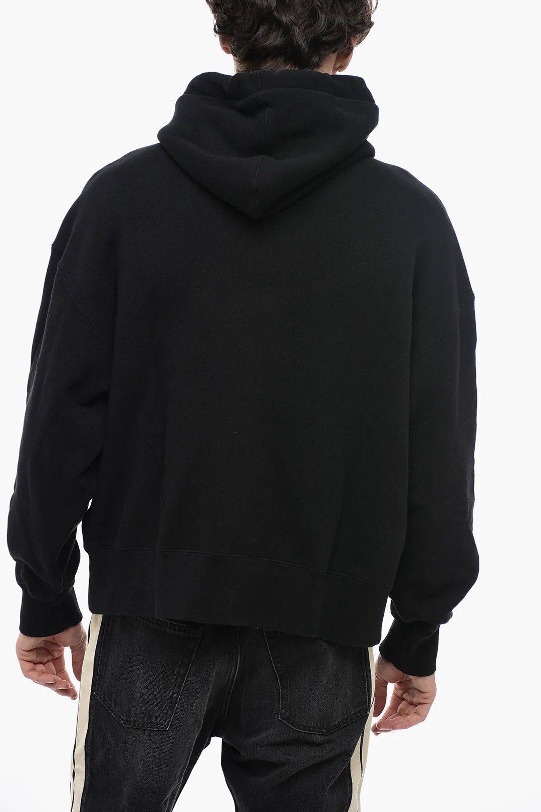 Palm Angels og1mm0326 Cotton Hoodie in Black Size US M / EU 48-50 / 2 - 2 Thumbnail