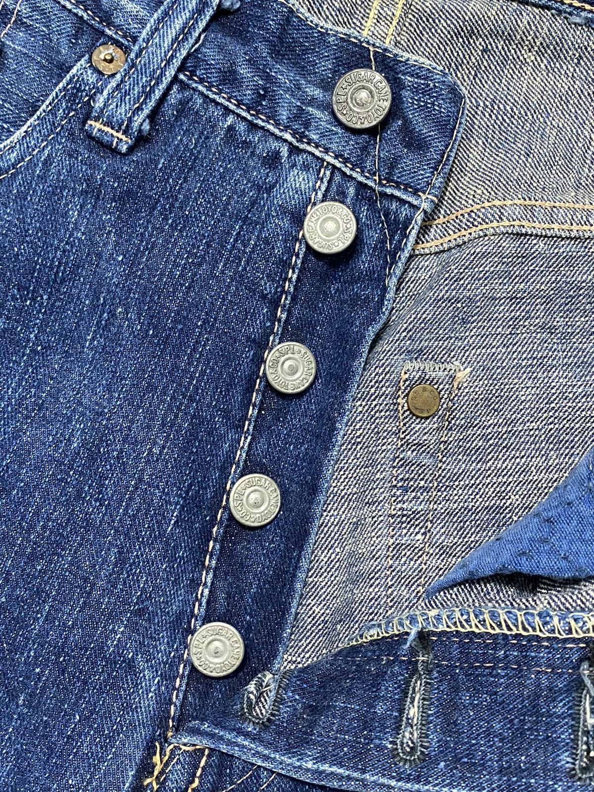 Sugar Cane × Toyo Enterprises Sugar Cane - Okinawa Special Denim Selvedge Jeans Size US 29 - 8 Thumbnail