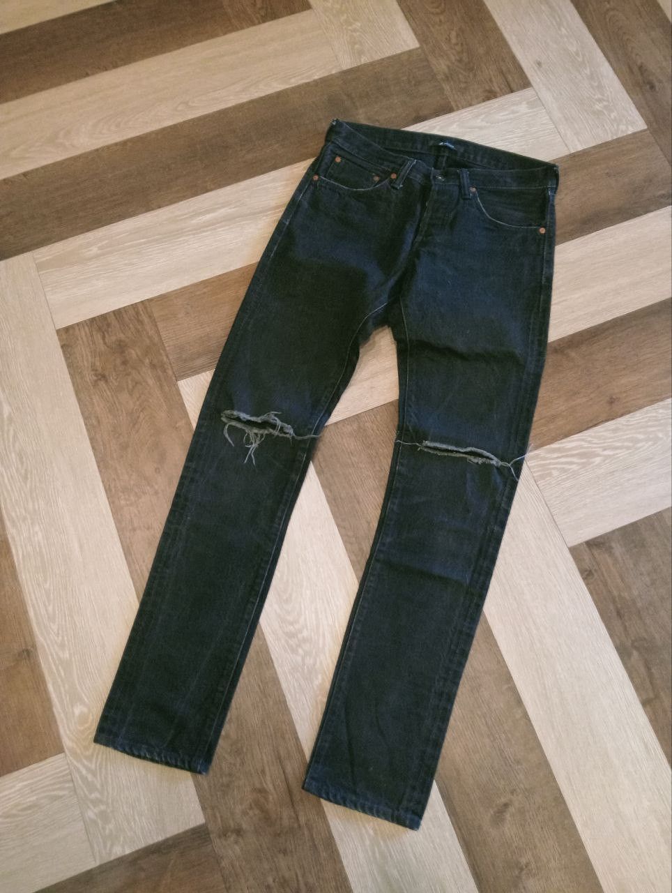 Johnbull JOHN BULL JAPAN BLACK JEANS Size US 30 / EU 46 - 2 Thumbnail