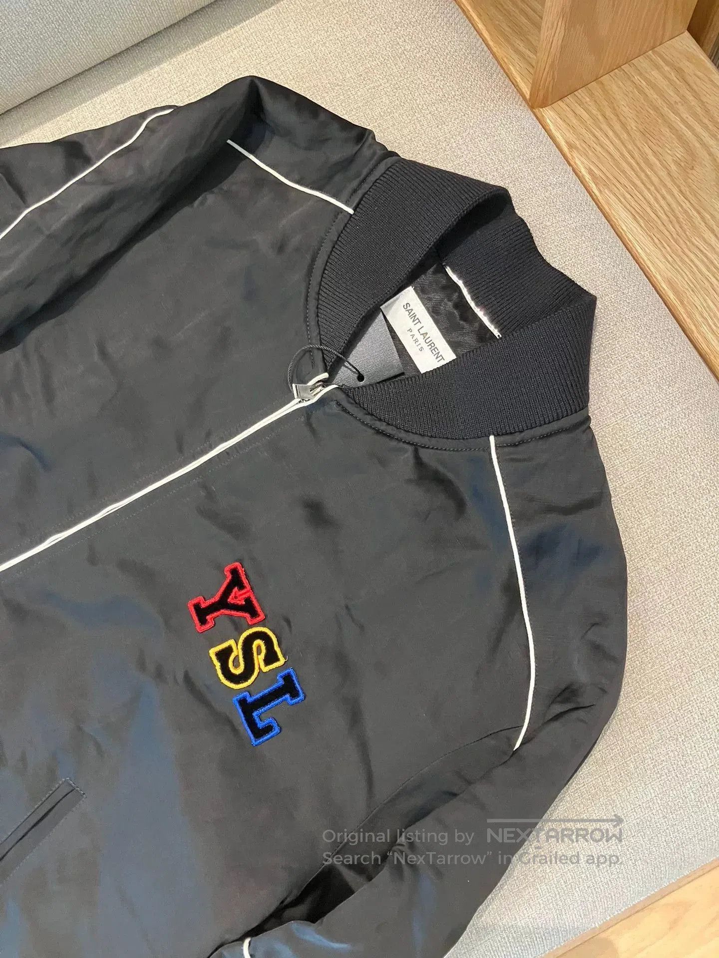 Saint Laurent Paris Saint Laurent Teddy Black Bomber Jacket. Size US S / EU 44-46 / 1 - 4 Thumbnail