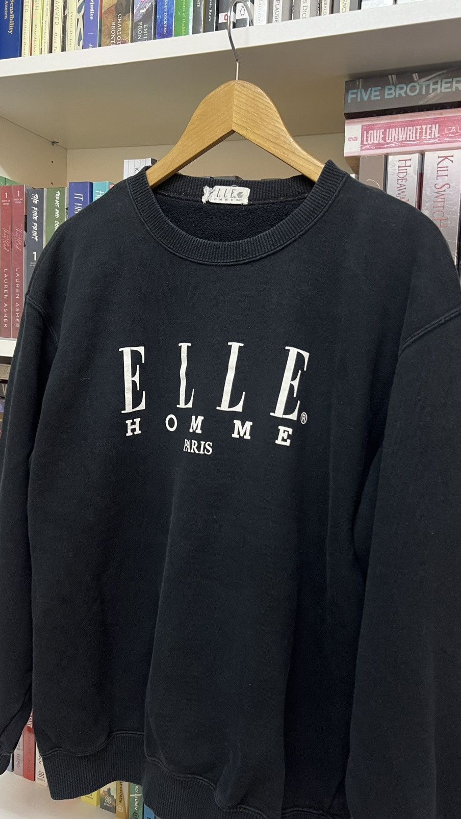 Japanese Brand ELLE Homme Paris Embroidered Sweatshirt Size US L / EU 52-54 / 3 - 3 Thumbnail
