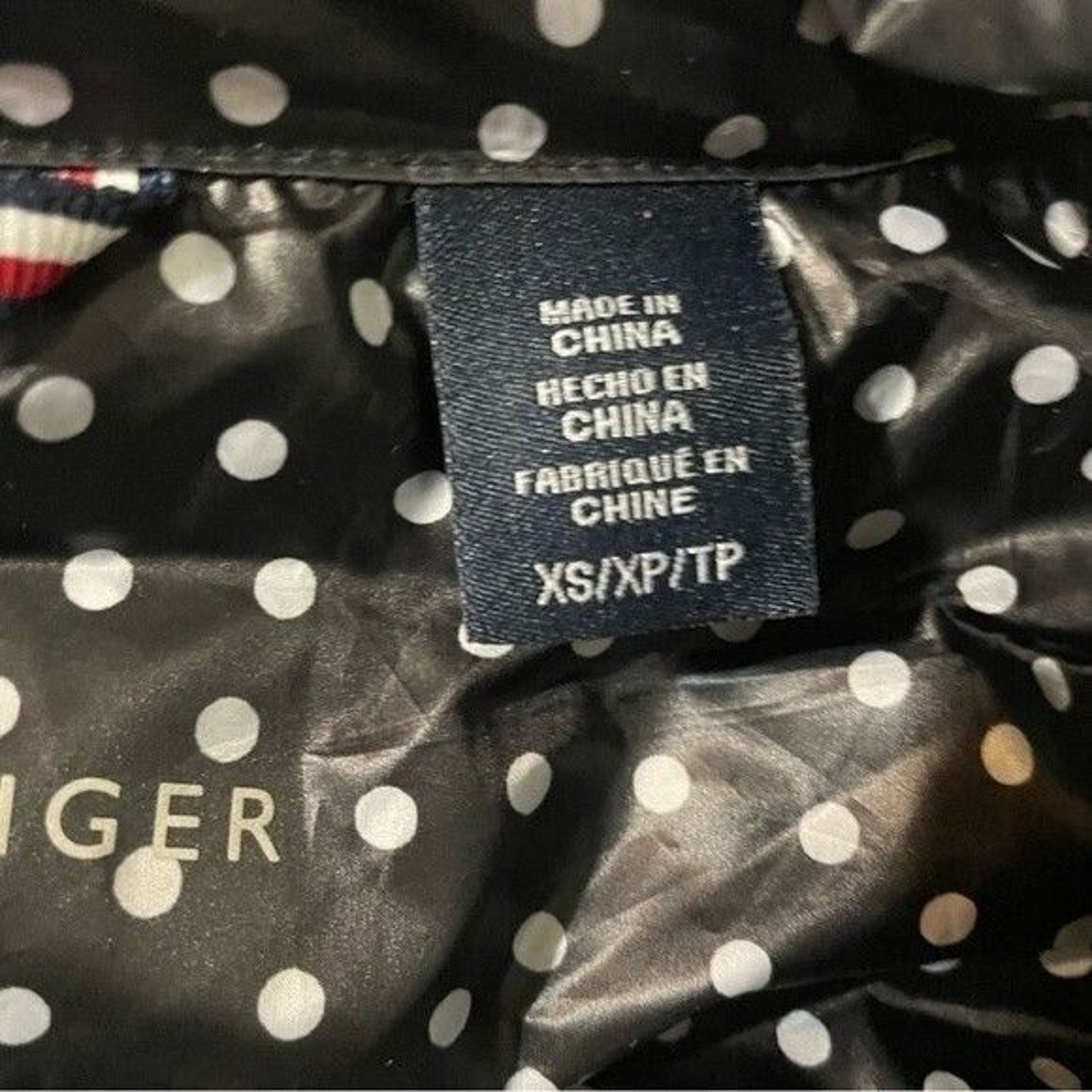Tommy Hilfiger Tommy Hilfiger Vest XS Quilted Black/White Polka Dot Size XS / US 0-2 / IT 36-38 - 9 Thumbnail