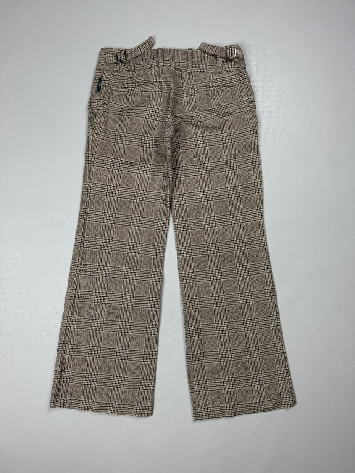Japanese Brand × Michiko Koshino Michiko Koshino Ladies Plaid Cropped Chino Pants Trousers Size 26" / US 2 / IT 38 - 18 Thumbnail