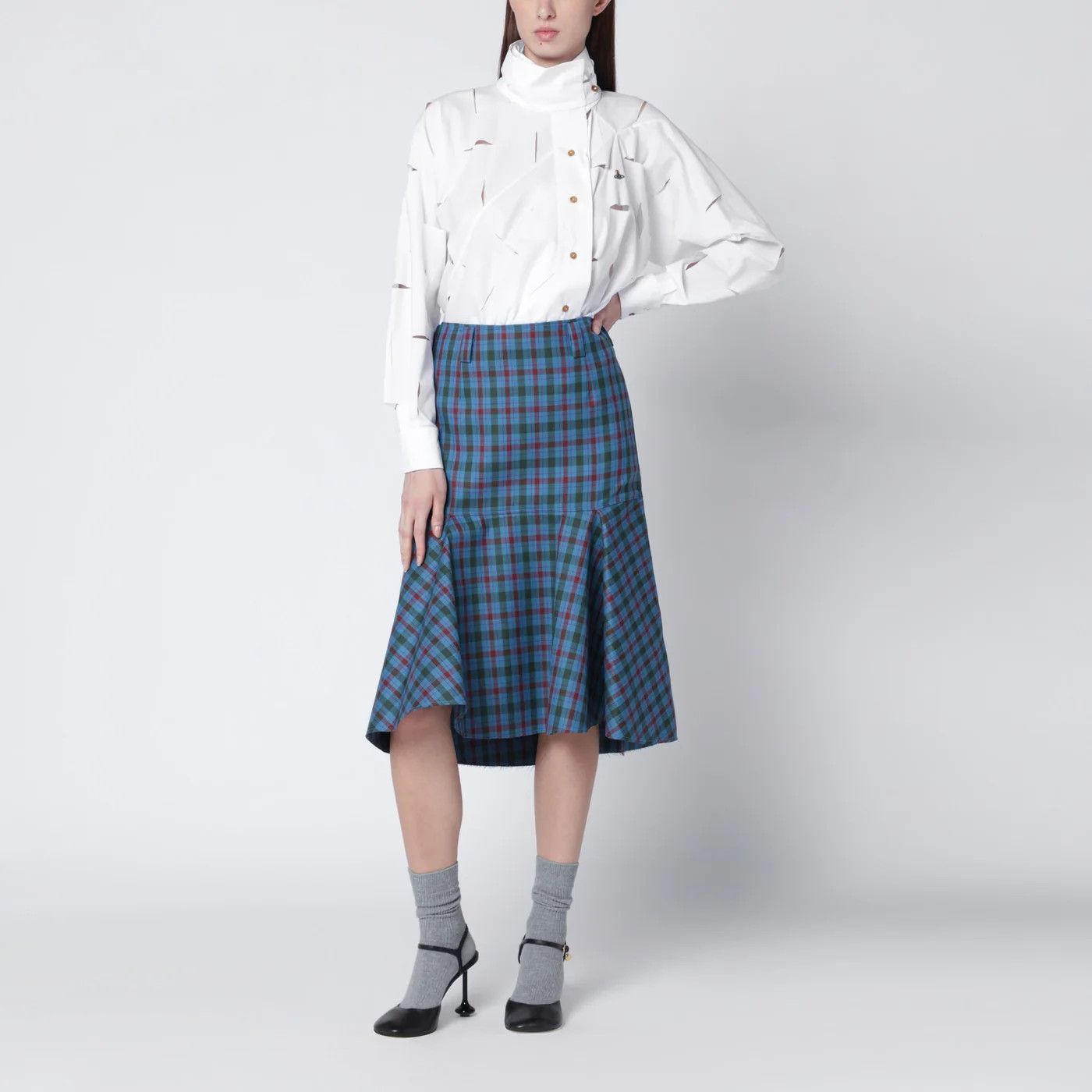 Vivienne Westwood o1d2blof0526 Shirt in White Size S / US 4 / IT 40 - 2 Thumbnail
