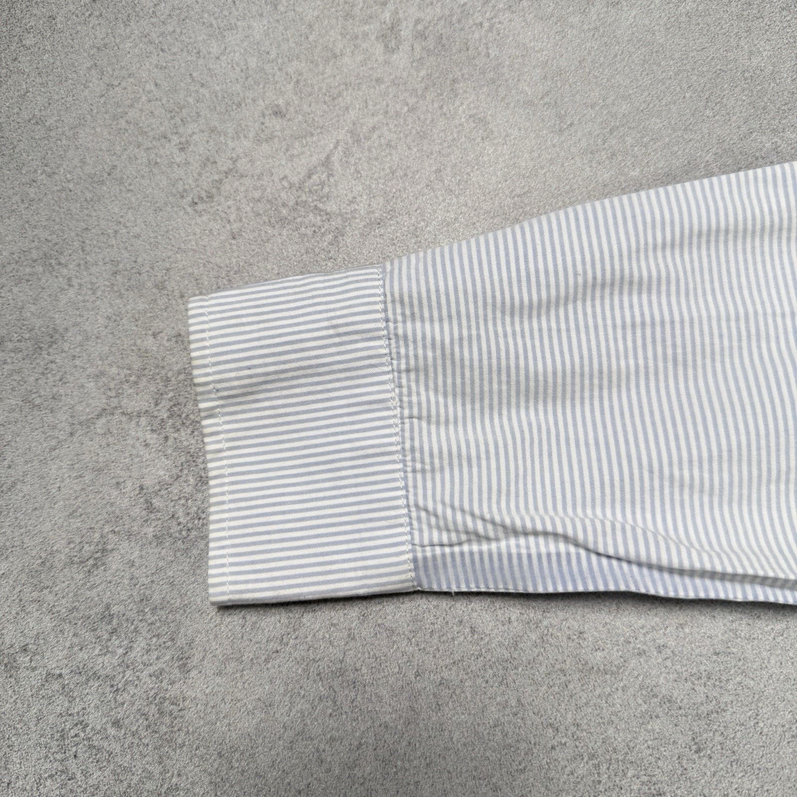 OAMC OAMC LS FRAME SHIRT Lo Blue/White Stripe/Flo Yellow Rigid Size US L / EU 52-54 / 3 - 2 Thumbnail