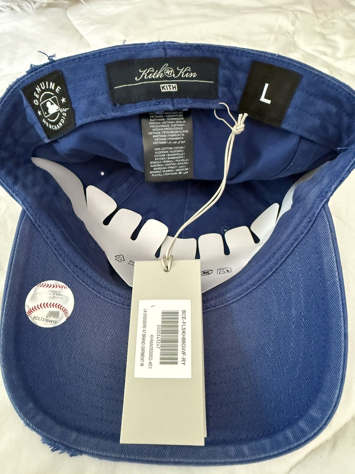 47 Brand × Kith KITH & ‘47 for the MLB LA DODGERS washed franchise LS cap Size ONE SIZE - 7 Thumbnail