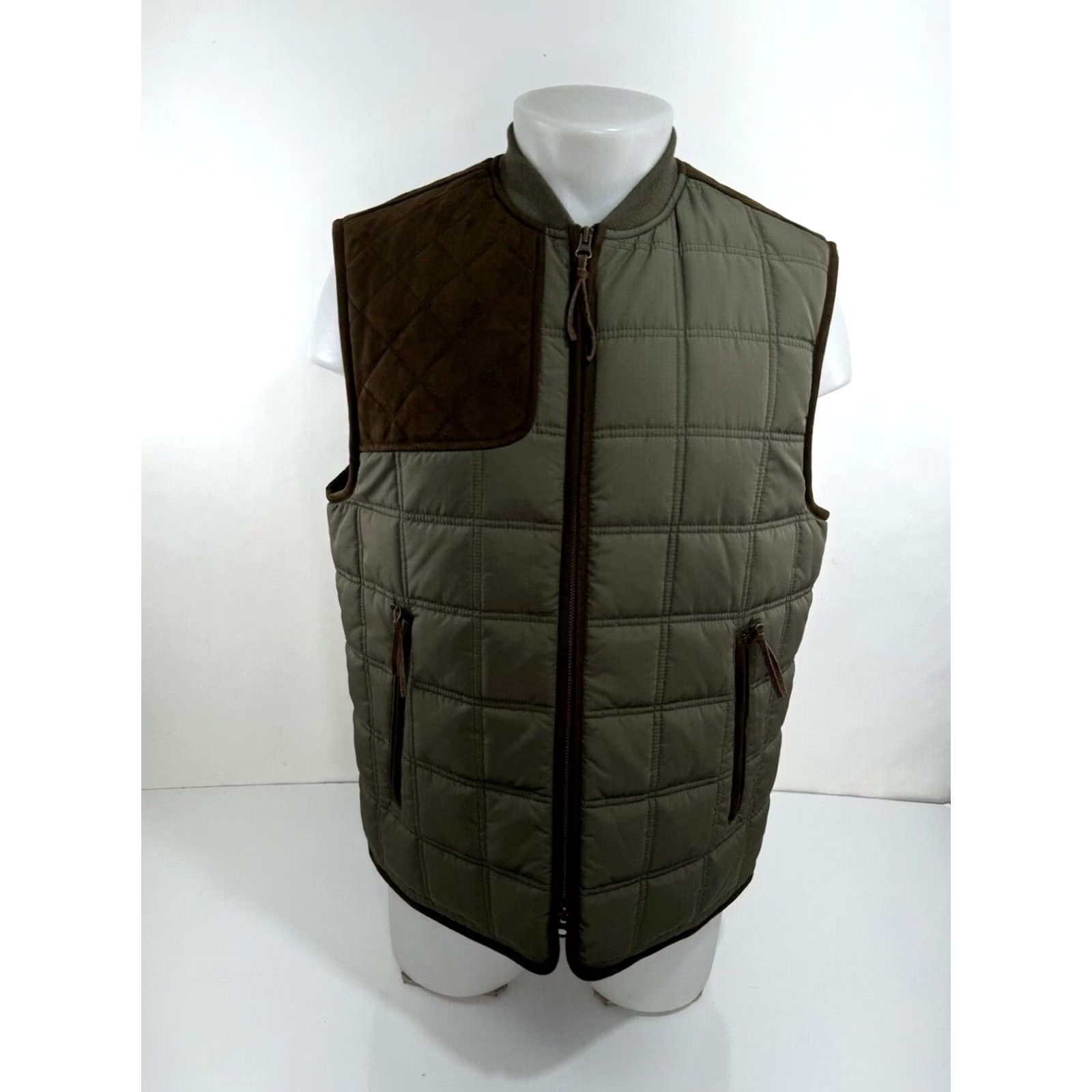 Vintage J. L. POWELL Vest Padded Hunting Western Mens M Green - MINT Size US M / EU 48-50 / 2 - 2 Thumbnail
