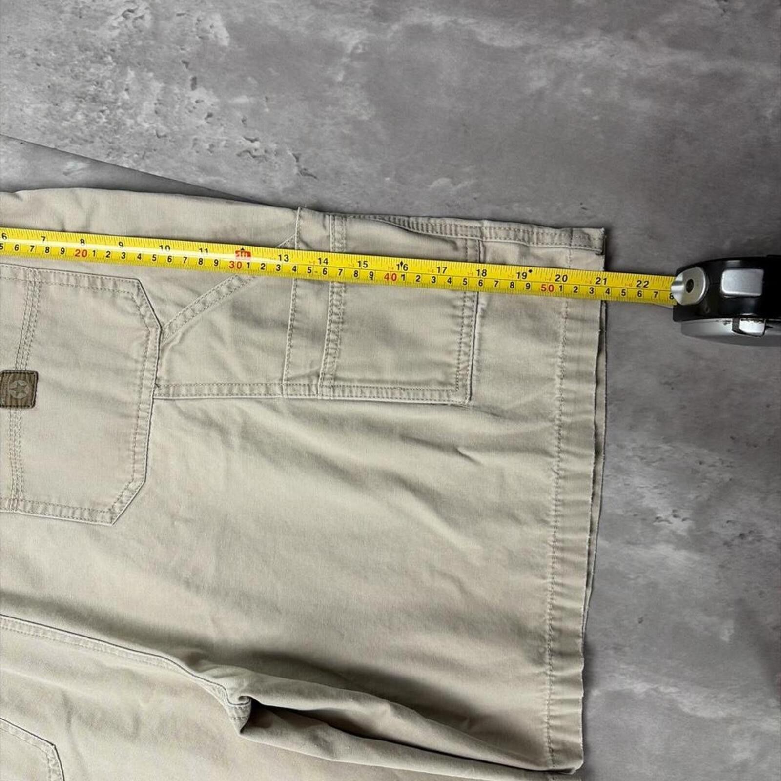 Faded Glory Y2K Beige Faded Glory Grunge Baggy Carpenter Skater Shorts Size US 38 / EU 54 - 7 Thumbnail