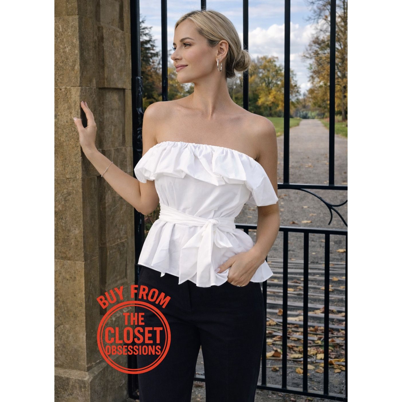 Zara ZARA White Strapless Puff Top NWT Size S / US 4 / IT 40 - 1 Thumbnail