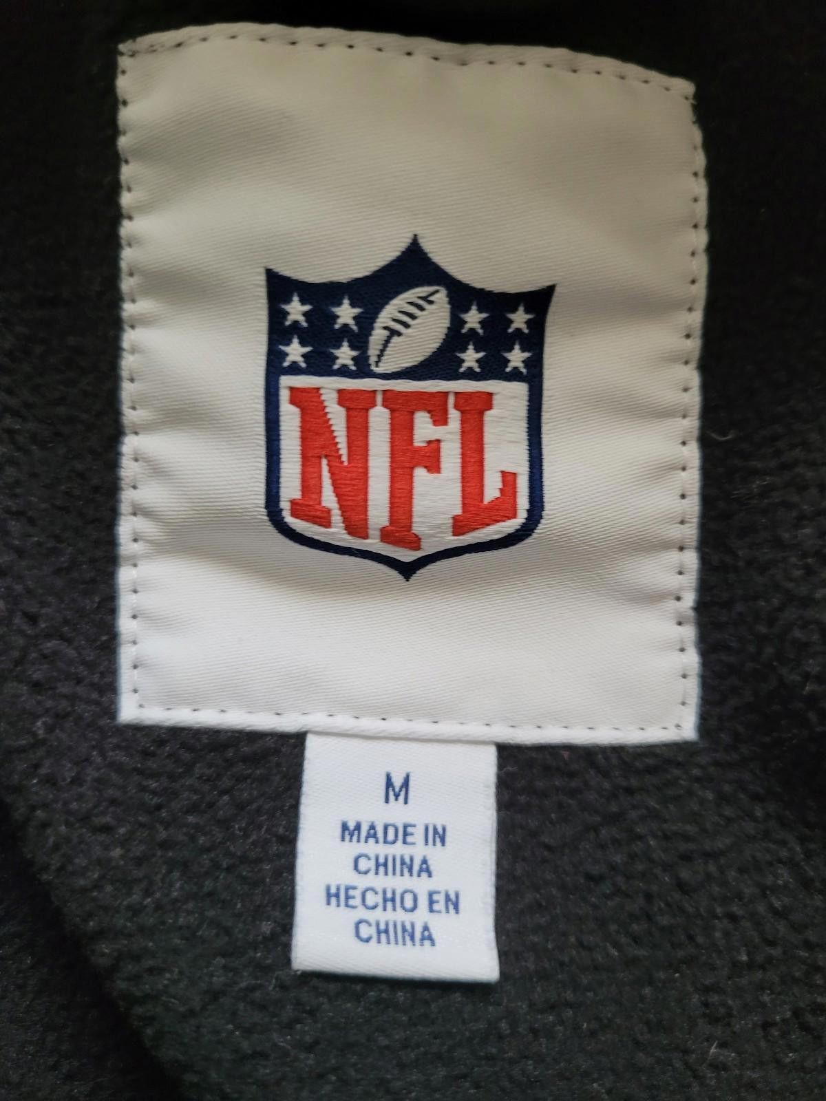 NFL NFL Minnesota Vikings 1/4 Zip Sweatshirt Black Men's Medium Size ONE SIZE - 4 Thumbnail