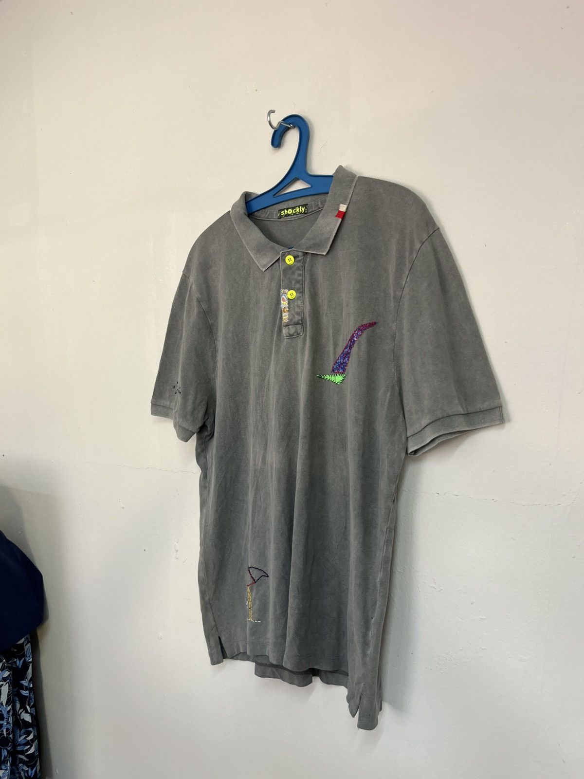Japanese Brand 💥Fast Sales💥 Shockly Reconstructed Polo Tee Size US L / EU 52-54 / 3 - 3 Thumbnail