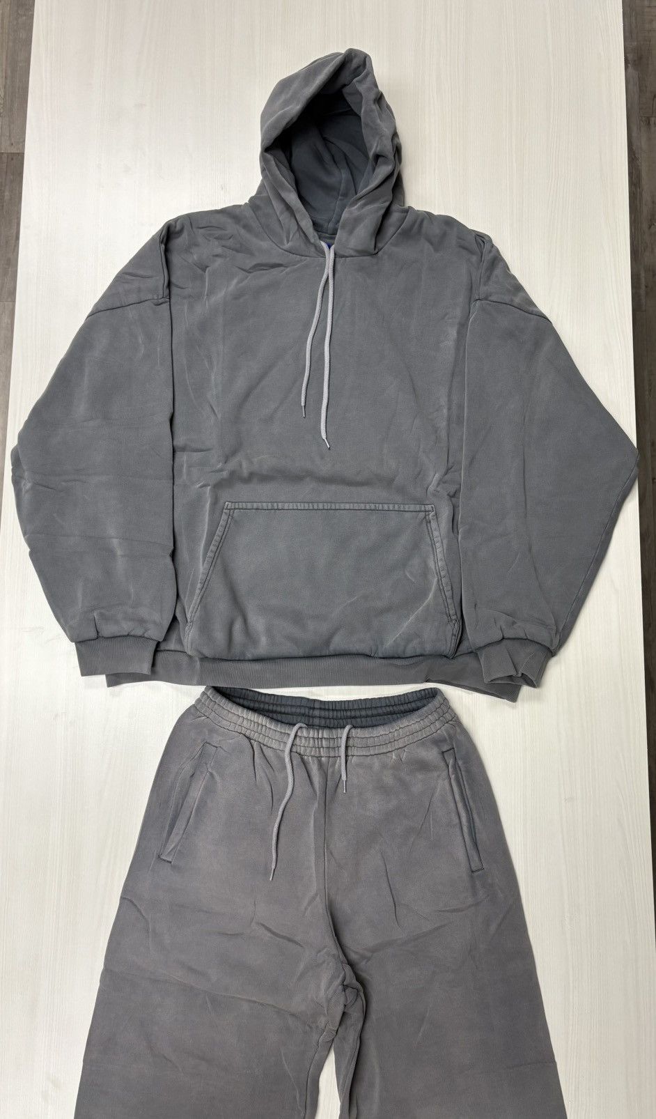 Balenciaga × Kanye West × Yeezy YZY x GAP Poetic Grey Hoodie & Sweatpants Size US L / EU 52-54 / 3 - 2 Thumbnail