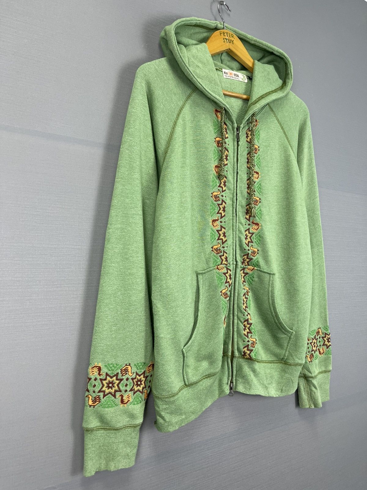 Japanese Brand Vintage Ku USA Hoodie Size US M / EU 48-50 / 2 - 4 Thumbnail