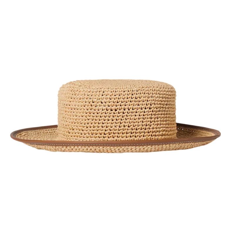 Gucci GUCCI Natural Straw Boater Hat New And Authentic Size ONE SIZE - 2 Thumbnail
