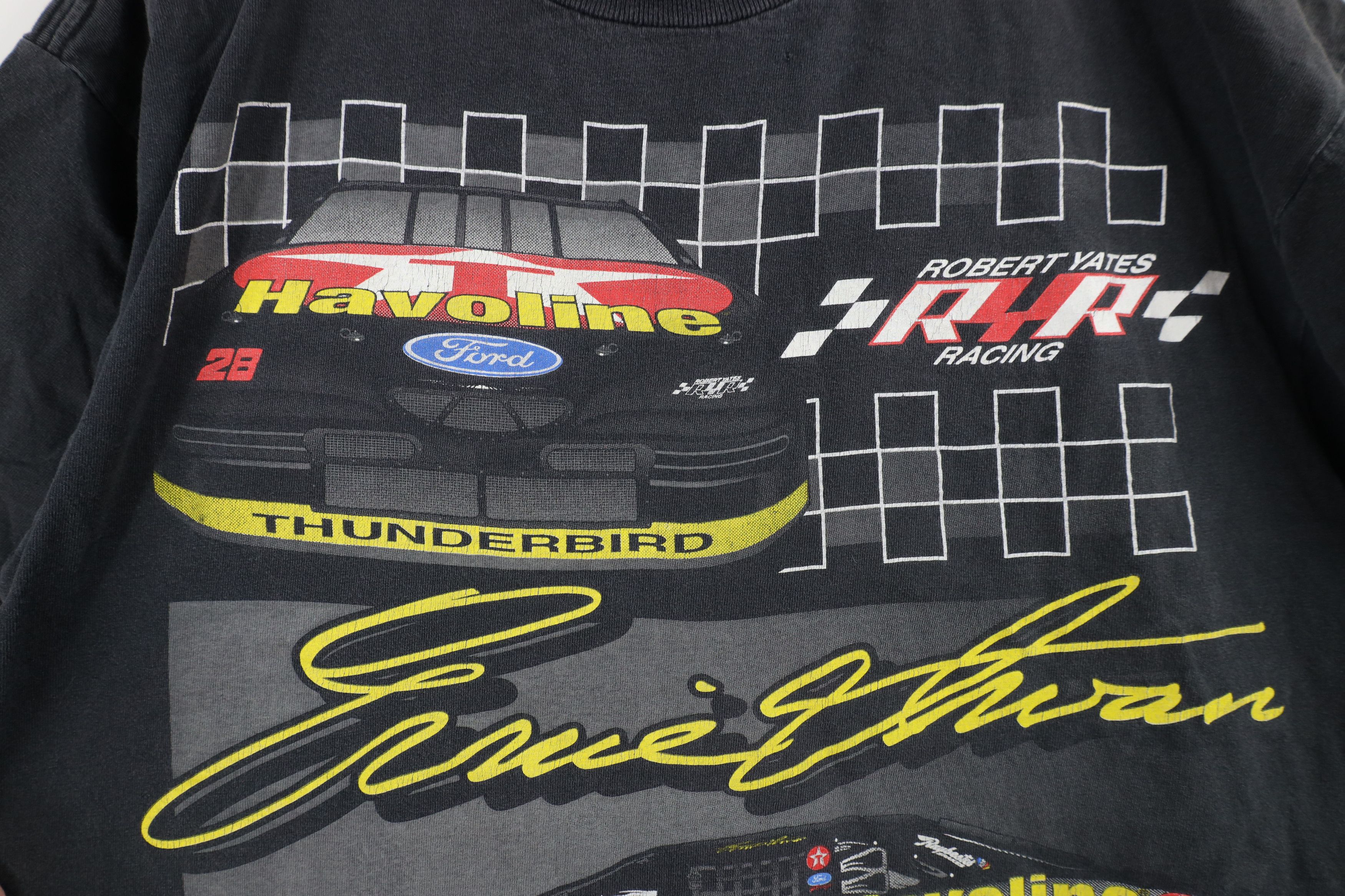 Vintage Vintage 90s NASCAR Ernie Irvan Racing All Over Print T-Shirt Size US L / EU 52-54 / 3 - 4 Thumbnail
