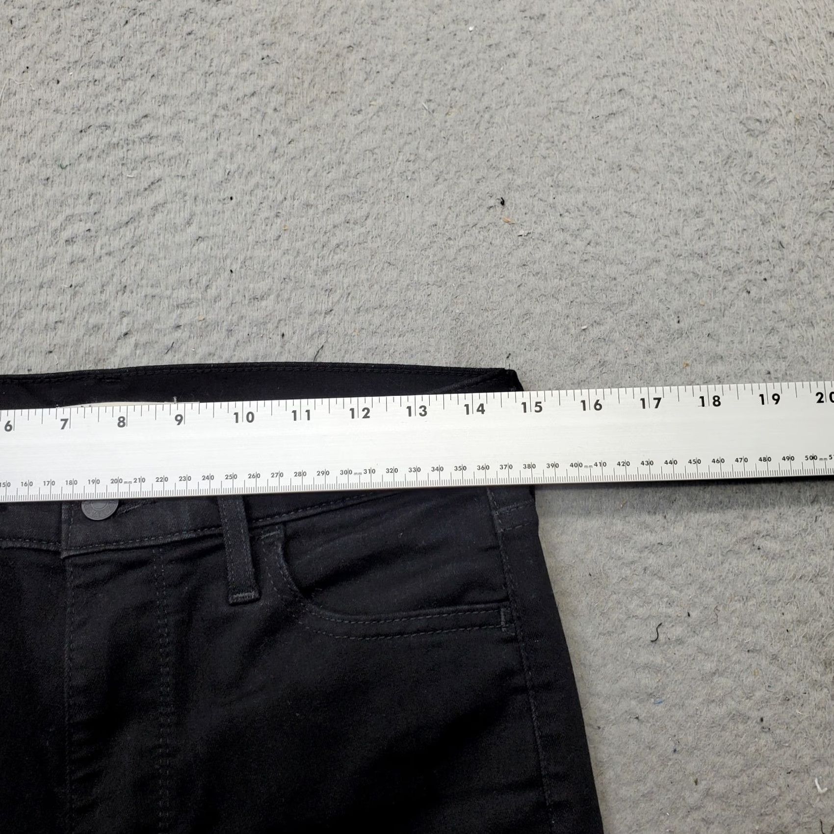 Levi's Levi's Jeans Womens Size 29 Black Denim 700 Series High Rise Skinny Leg 28.75" Inseam Dark Wash 5-Pocket Regular Size 29" - 7 Thumbnail