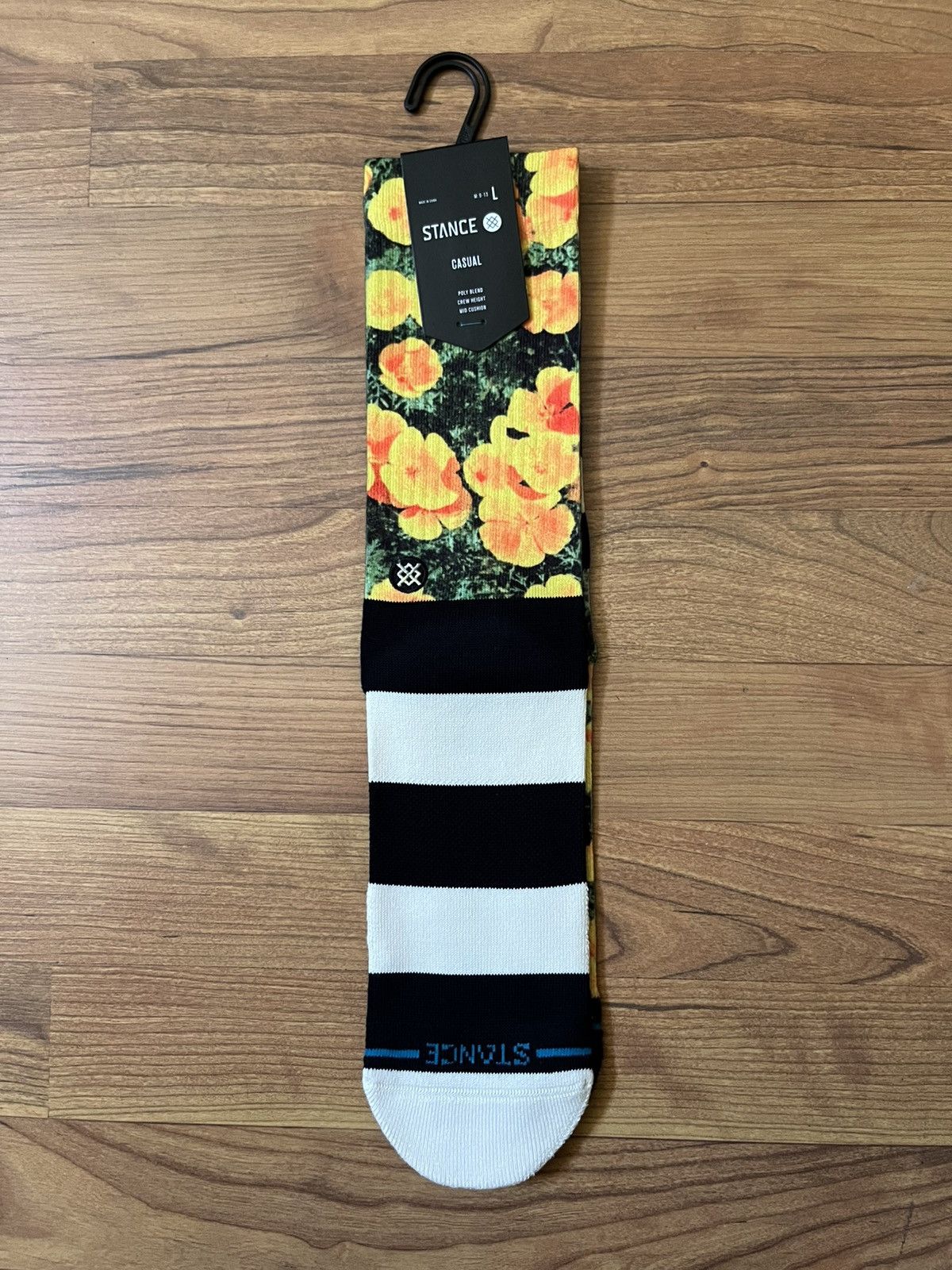 Stance Socks Stance Socks Very Poppin Crew Socks Brand New With Tags Size ONE SIZE - 1 Thumbnail