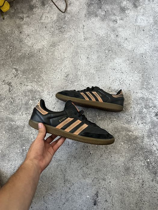 Adidas samba og hot sale black orange