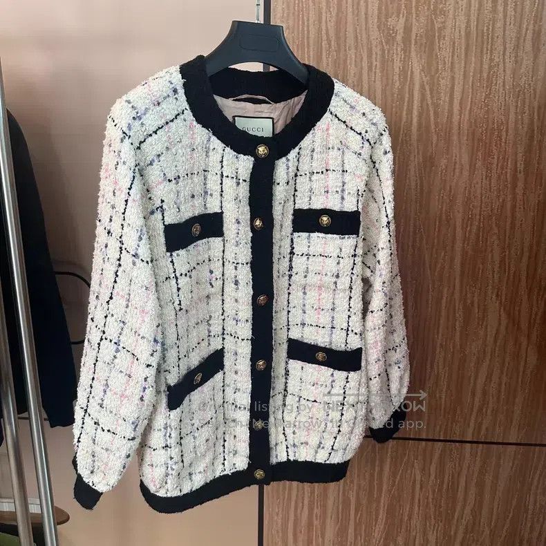 Gucci Gucci Xiaoxiang tweed knitted long-sleeved jacket Size XS / US 0-2 / IT 36-38 - 1 Thumbnail