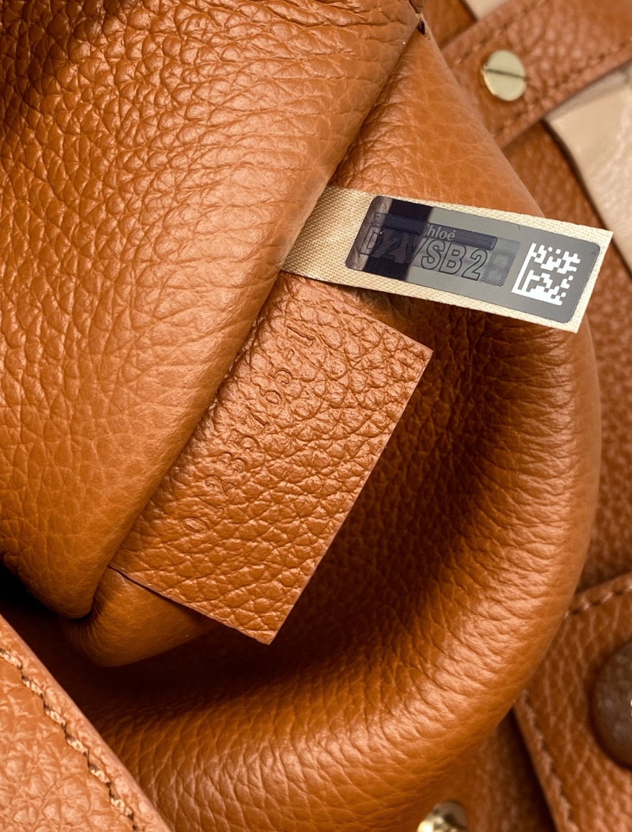Chloe Chloe Sense Large Tote Bag in Grained Leather Size ONE SIZE - 14 Thumbnail