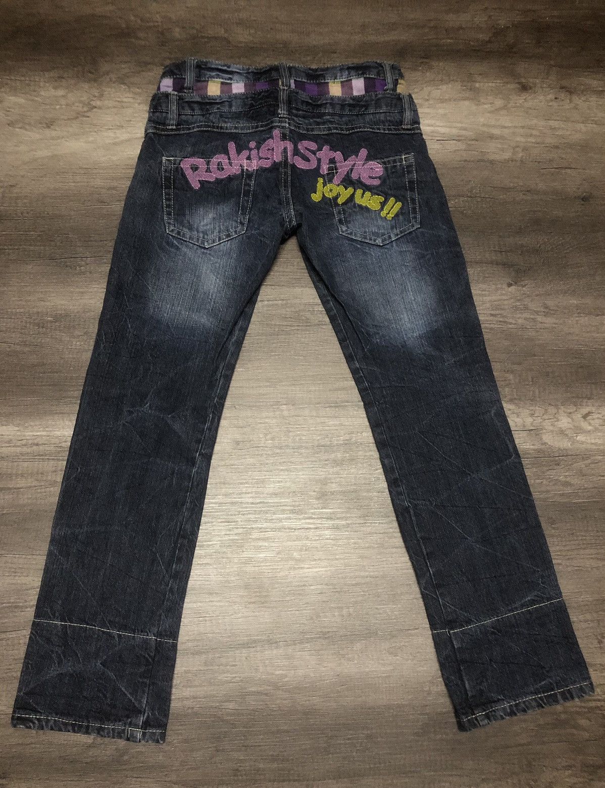 Designer × Japanese Brand C.O.L.Z.A FUNKY GIRLS RAKISH STYLE JOY US DOUBLE WAIST JAPAN Size US 32 / EU 48 - 2 Thumbnail