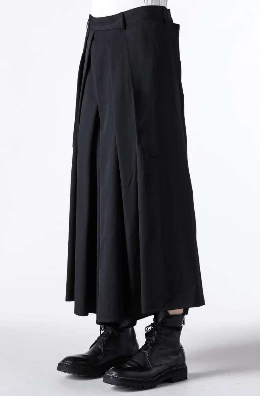 Yohji Yamamoto Yohji Yamamoto Pour Homme SS24 - Ta/TUXEDO HAKAMA PANTS Size US 32 / EU 48 - 2 Thumbnail