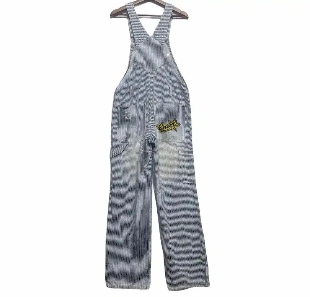 Hysteric Glamour JAPANESE VINTAGE 32x31 TROUSERS HICKORY STRIPED OVERALLS Size US 32 / EU 48 - 7 Thumbnail