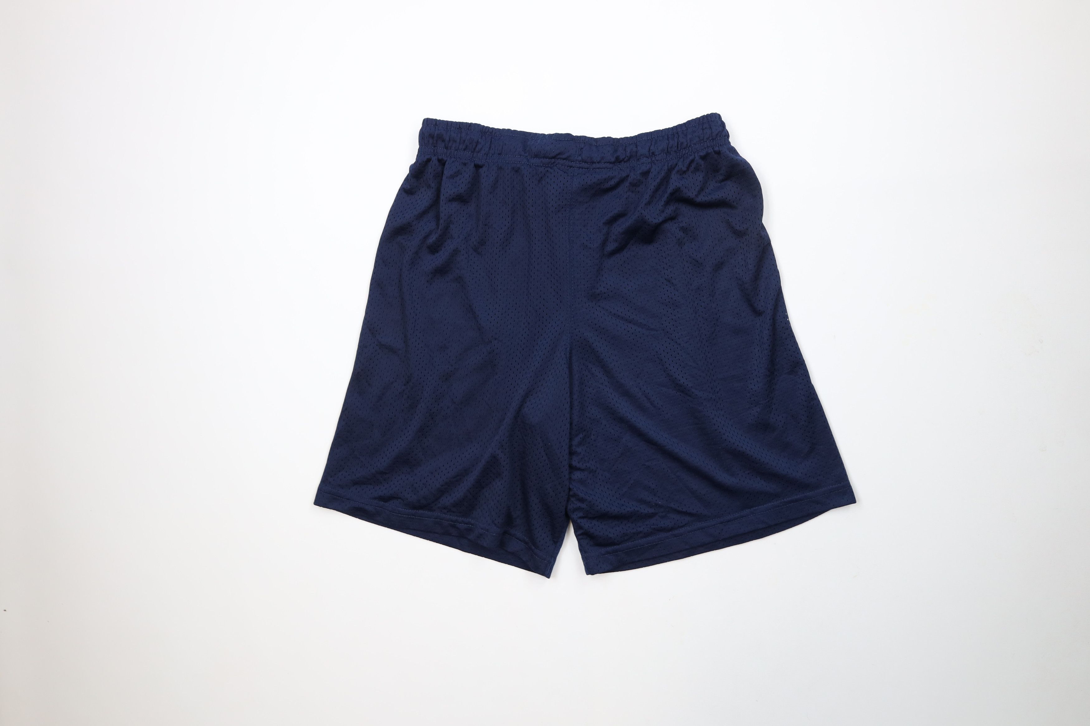 Vintage Vintage 90s Spell Out Notre Dame University Mesh Shorts Blue Size US 32 / EU 48 - 10 Thumbnail