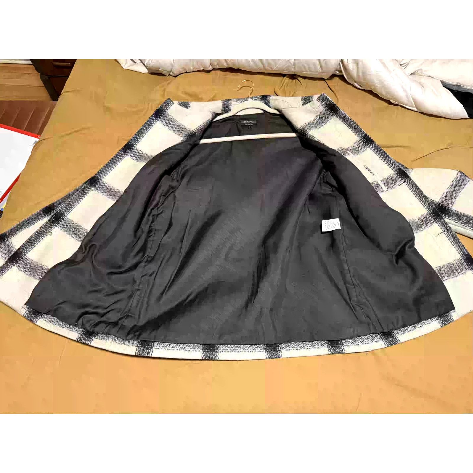 A.P.C. A.P.C. Black & White Men's Houndstooth Wool Coat Medium Size US M / EU 48-50 / 2 - 6 Thumbnail