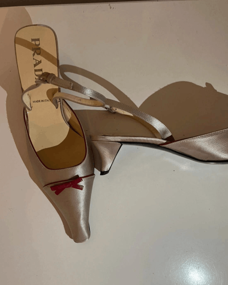 Prada Prada Shoes Bow Mules Heels Sandals Leather Iconic Size US 7 / IT 37 - 4 Thumbnail