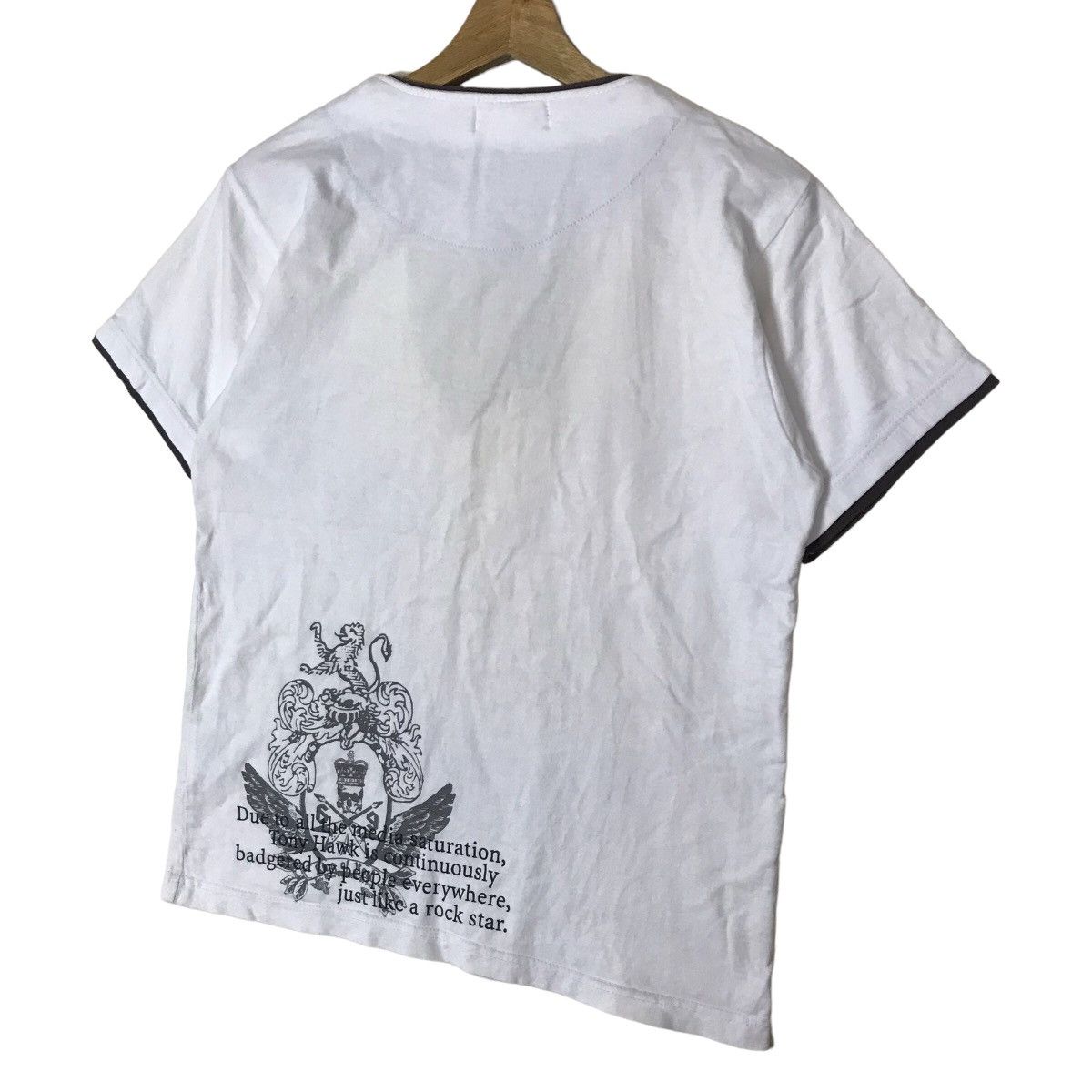 Vintage Tony Hawks Drawstring Neck Skater Tee Shirt