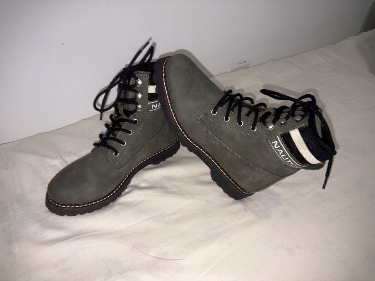 Nautica Nautica Women's Galiah Narrow Calf Combat Boot Sz 7.5 Size US 7.5 / IT 37.5 - 7 Thumbnail