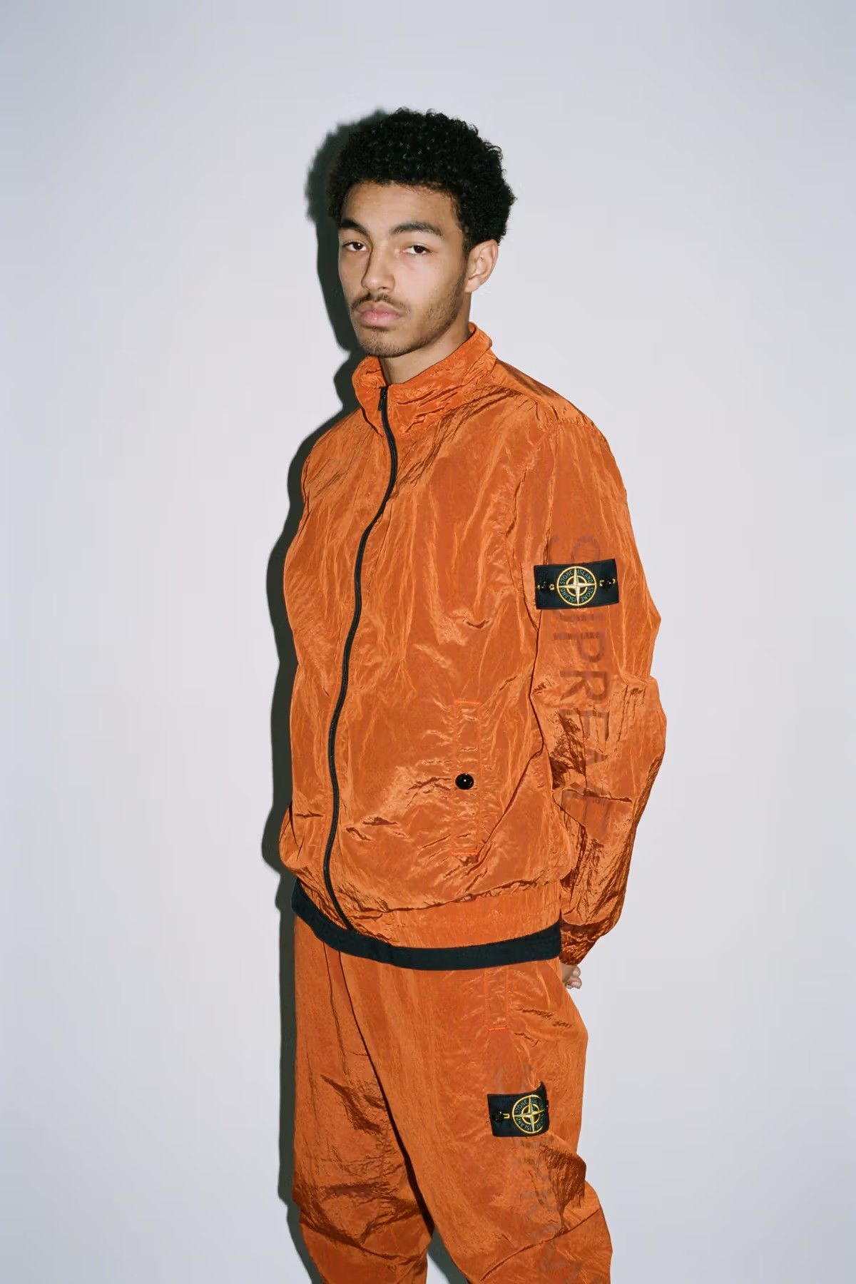 supreme stone island nylon metal