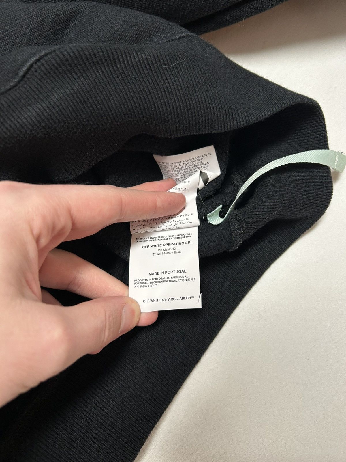 Off-White FW2018 “Will You Marry Me?” Cropped Hoodie Size US XS / EU 42 / 0 - 9 Thumbnail