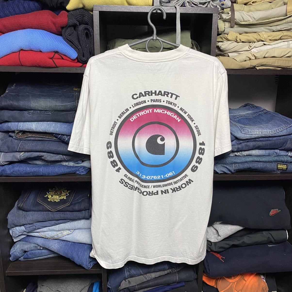 Carhartt Vintage Carhartt Wip Big graphic logo y2k opium tee size M Size US M / EU 48-50 / 2 - 1 Thumbnail