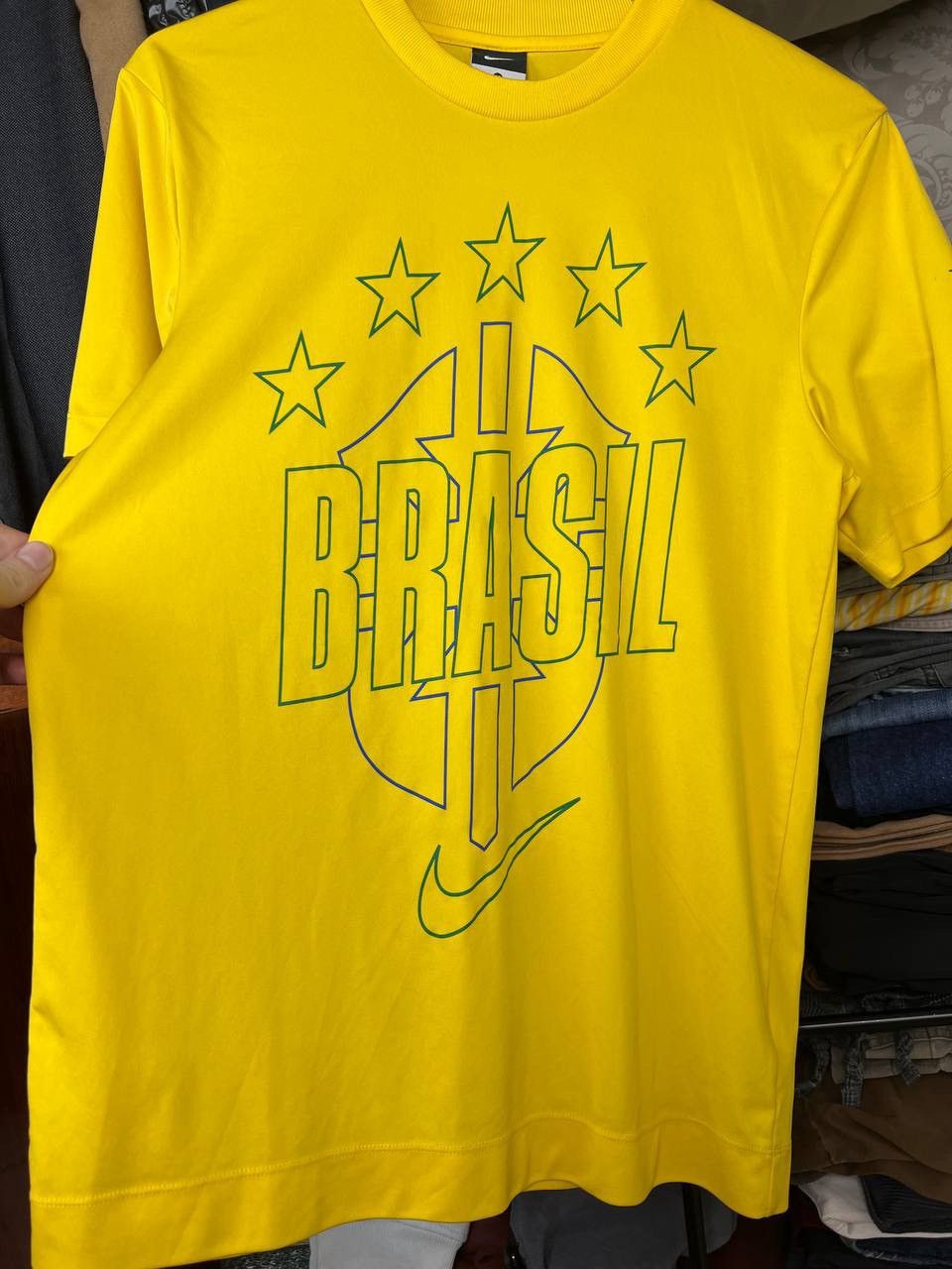 Nike × Vintage Vintage Blokecore Nike Brazil Soccer Jersey Size US M / EU 48-50 / 2 - 3 Thumbnail