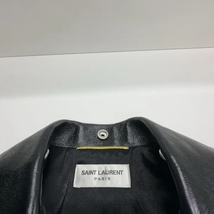 Saint Laurent Paris Yves Saint Laurent Black Casual Biker Jacket-2507 Size US S / EU 44-46 / 1 - 4 Thumbnail