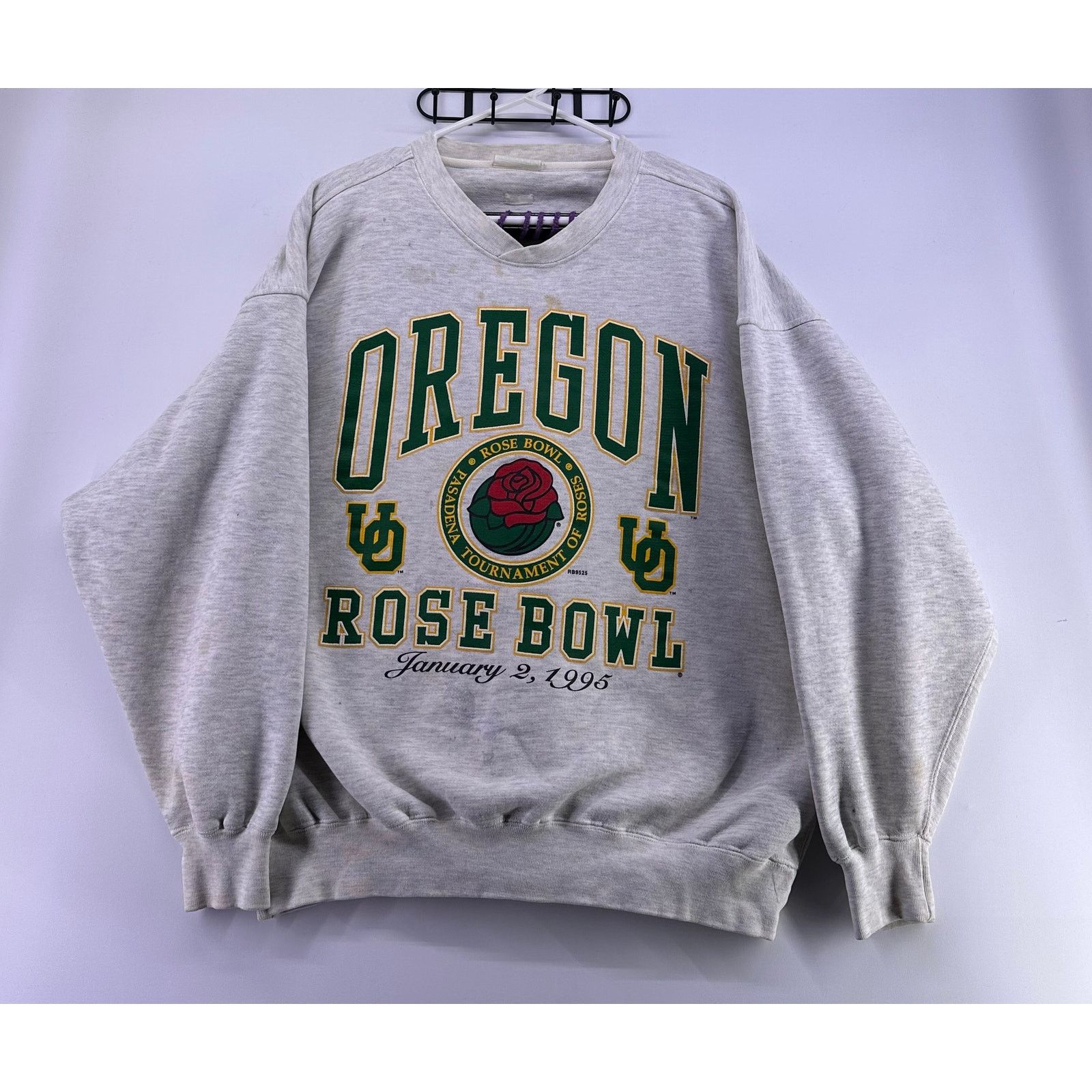 & Other Stories Vintage 1995 Oregon Rose Bowl Jan 2nd Gray Crewneck Size XL Size US XL / EU 56 / 4 - 2 Thumbnail
