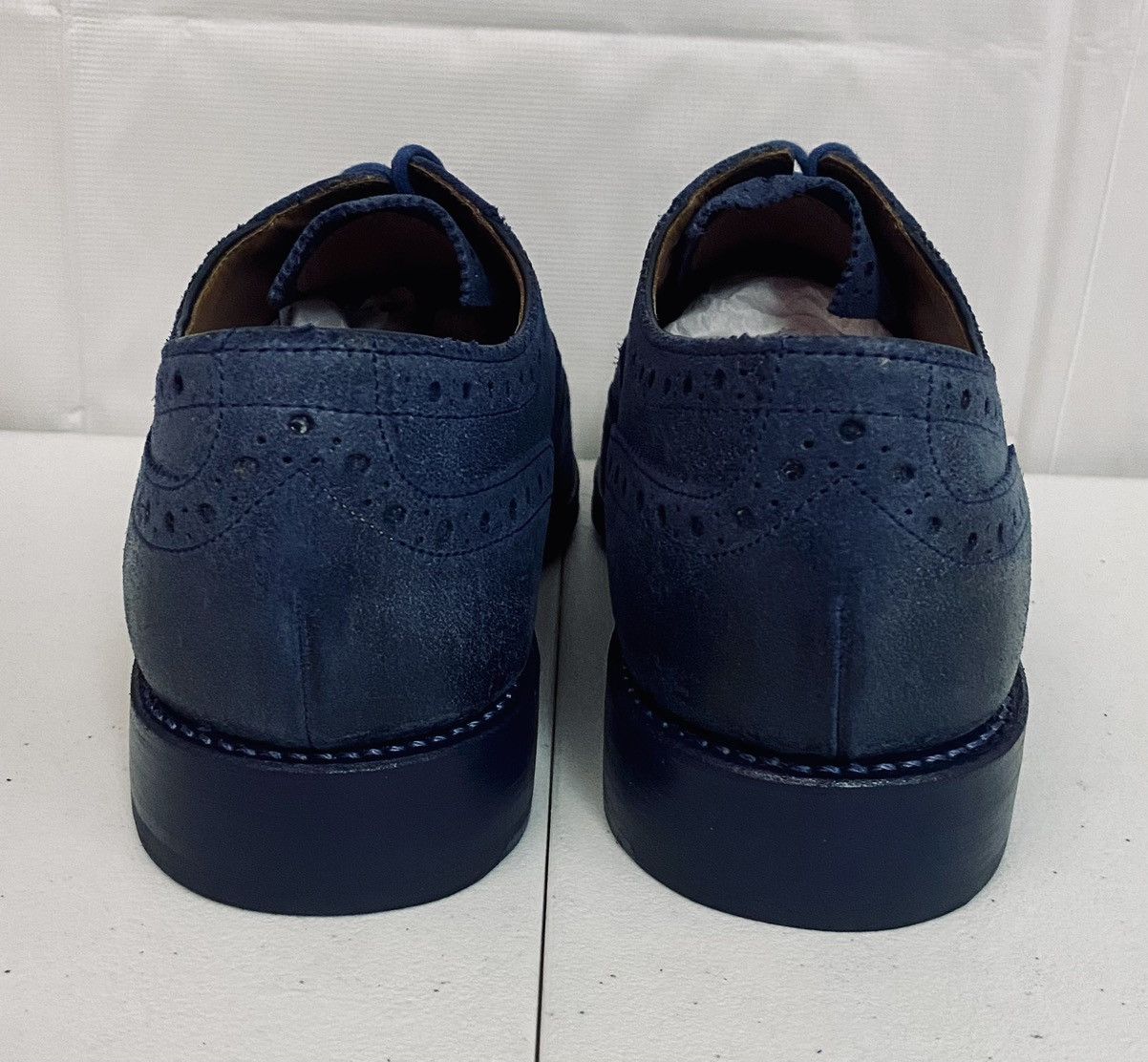 Grenson GRENSON 5033 Stanley Blue Raw Leather Brogue 11.5 New Size US 11.5 / EU 44-45 - 11 Thumbnail