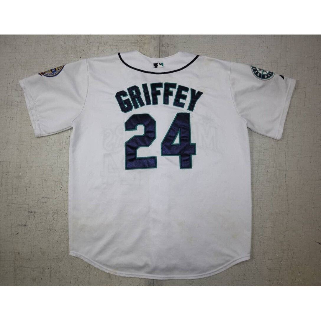 Majestic Majestic Seattle Mariners Ken Griffey #24 Jersey 2016 White Size US M / EU 48-50 / 2 - 3 Thumbnail