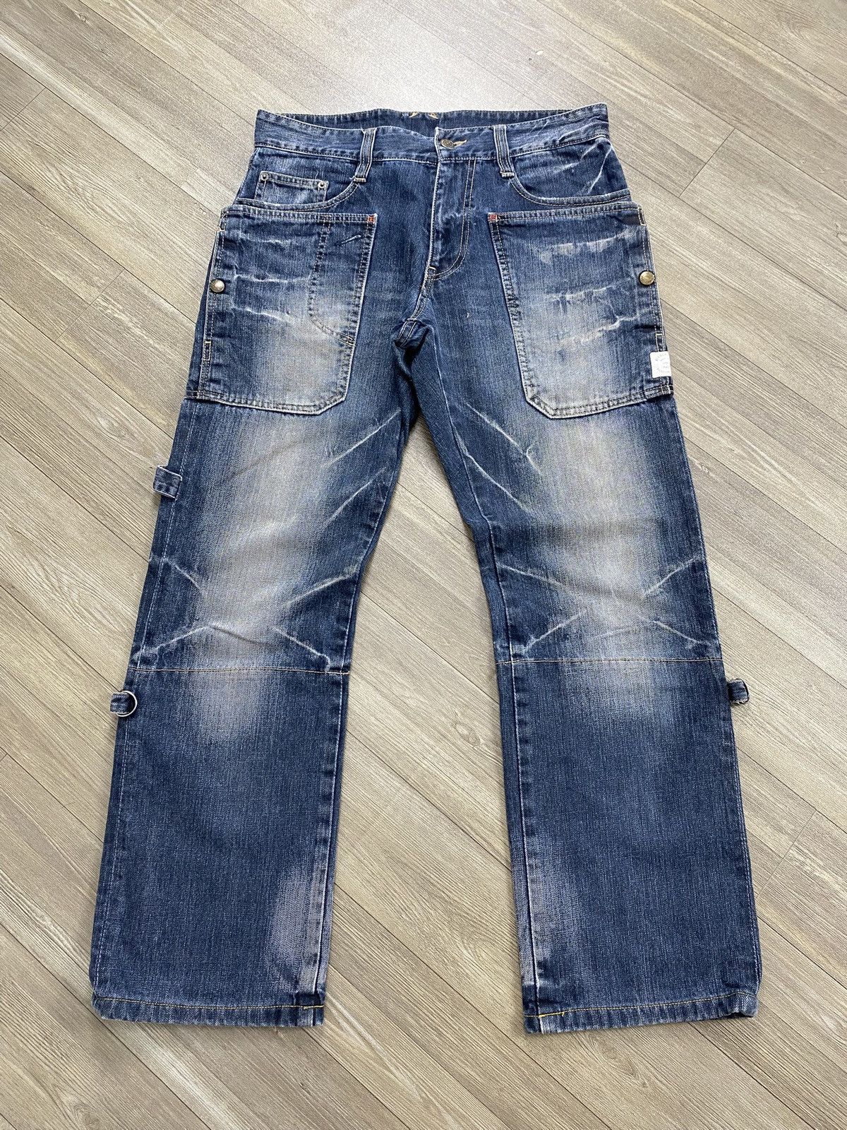PPFM PPFM Platation Multipocket The Dessert Fox Distressed Jeans Size US 31 - 1 Thumbnail
