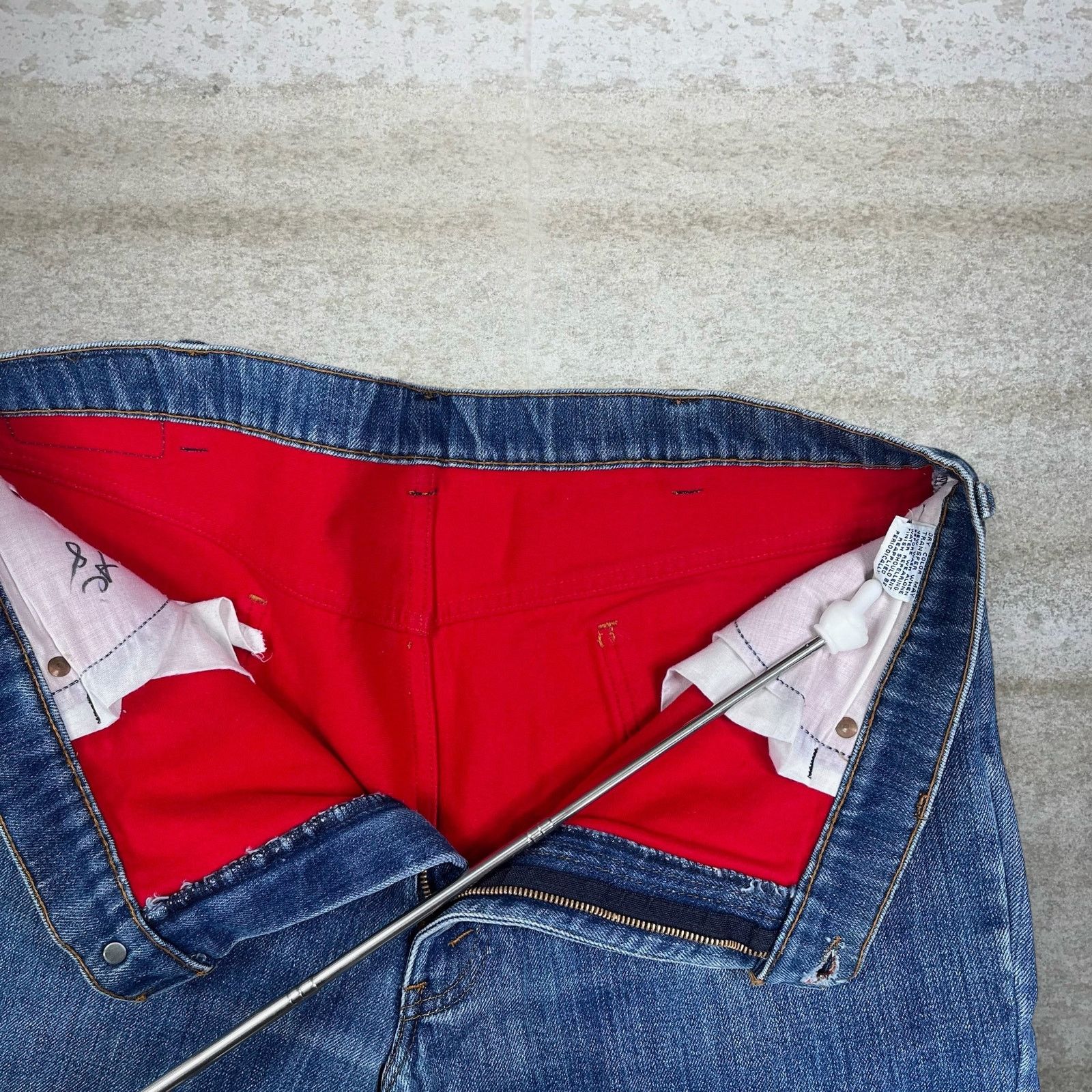 Levi's True Vintage 70s Orange Tab Levis Jeans 40x32 Medium Wash Size US 40 / EU 56 - 4 Thumbnail