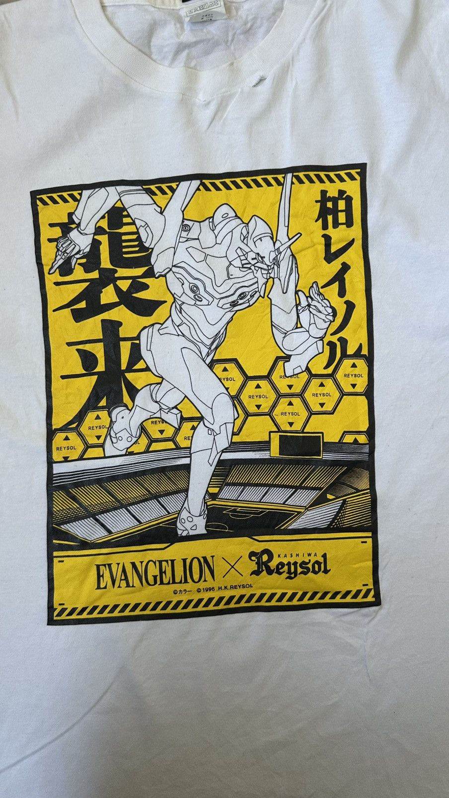 Anime EVANGELION X KASHIWA REYSOL ANIMA TEE Size US M / EU 48-50 / 2 - 2 Thumbnail